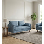 Vanti Blue - 2-Piece Living Room Set — Exact product detail: Left-side detail
