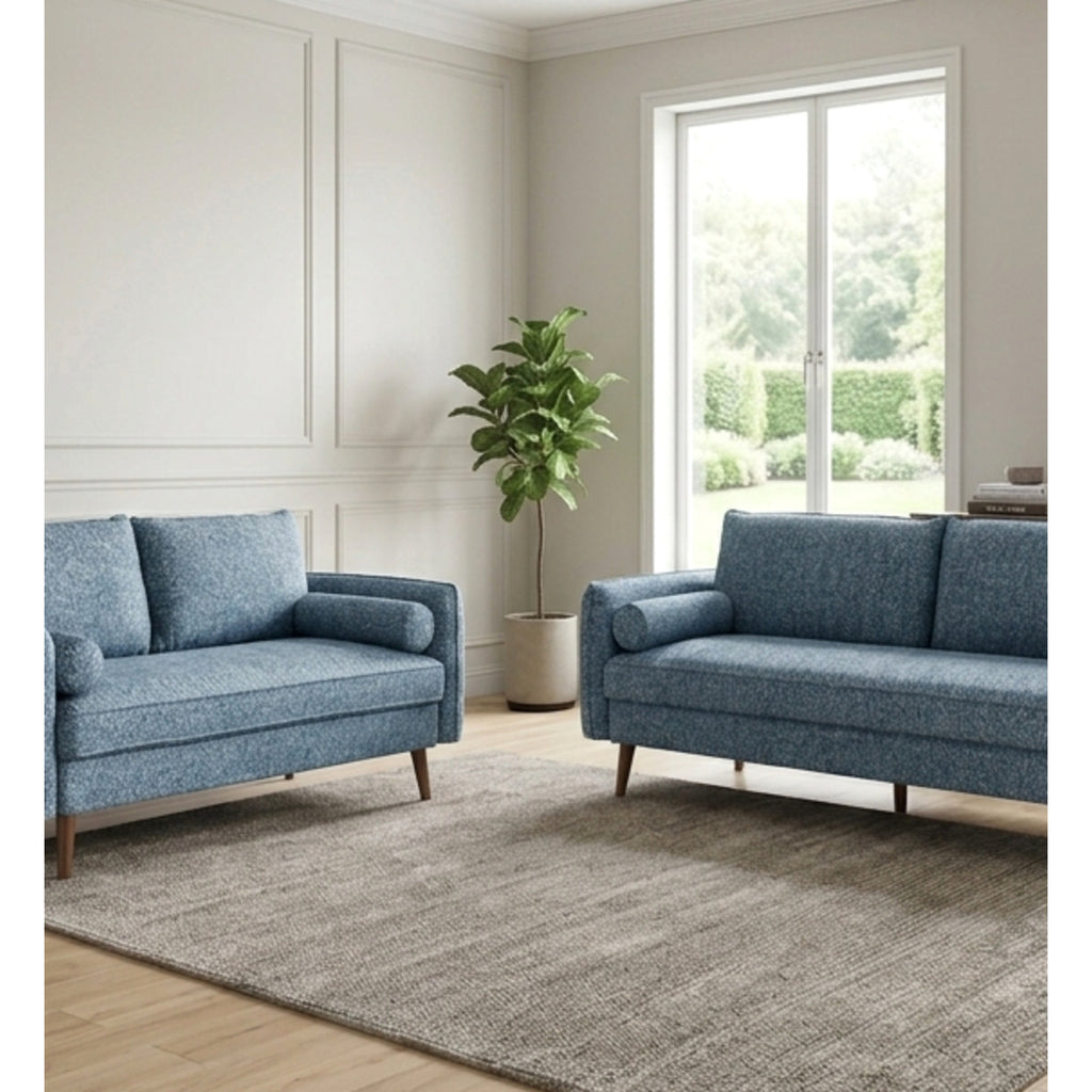 Vanti Blue 2-Piece Living Room Set
