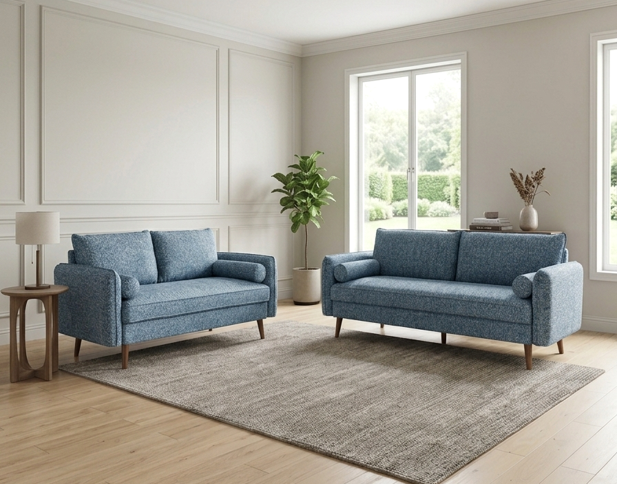 Vanti Blue - 2PC Living Room Set **NEW ARRIVAL** — additional view [1]