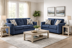 Washington 3000 Navy Sofa & Loveseat **NEW ARRIVAL** — additional view [1]