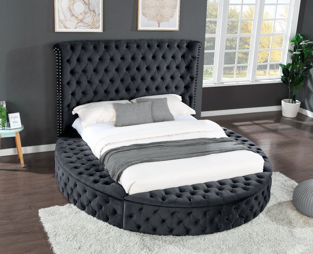 Galaxy Home Hazel King Bed in Black