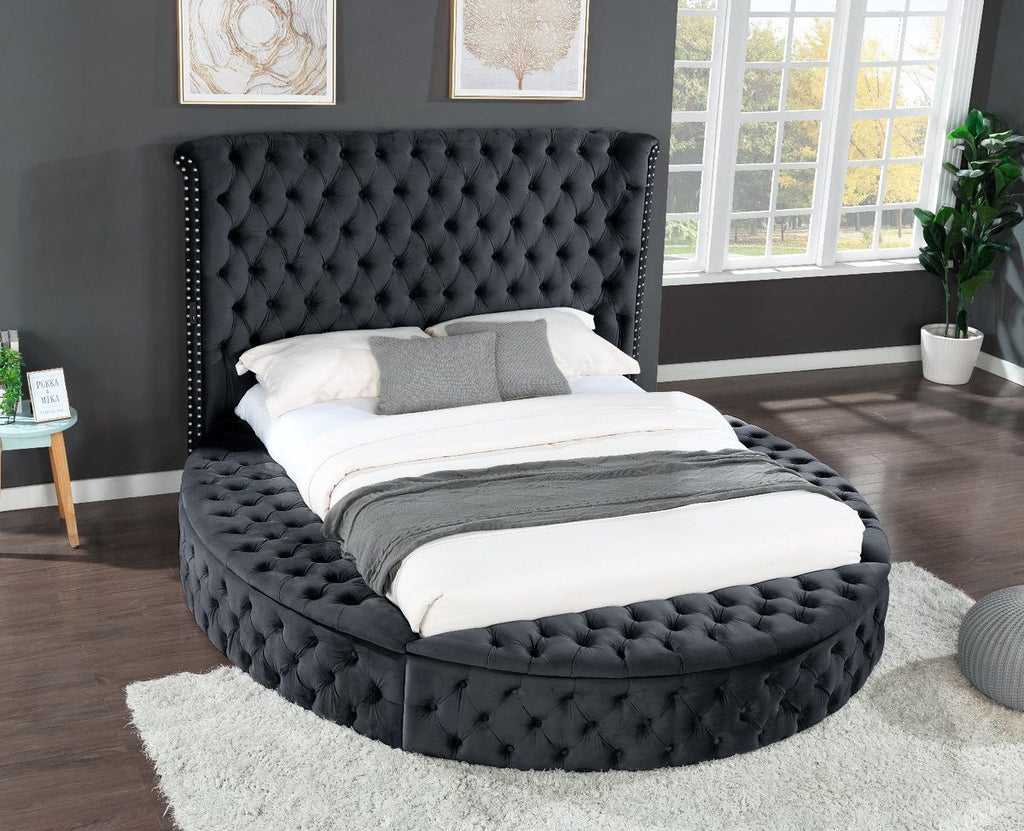 Galaxy Home Hazel Queen Bed in Black