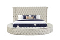 Galaxy Home Hazel King Bed in Cream