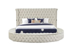 Galaxy Home Hazel Queen Bed in Cream