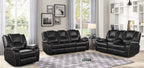 Galaxy Home Hong Kong Recliner Chair in Black
