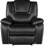 Galaxy Home Hong Kong Recliner Chair in Black