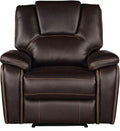 Galaxy Home Hong Kong Recliner in Brown