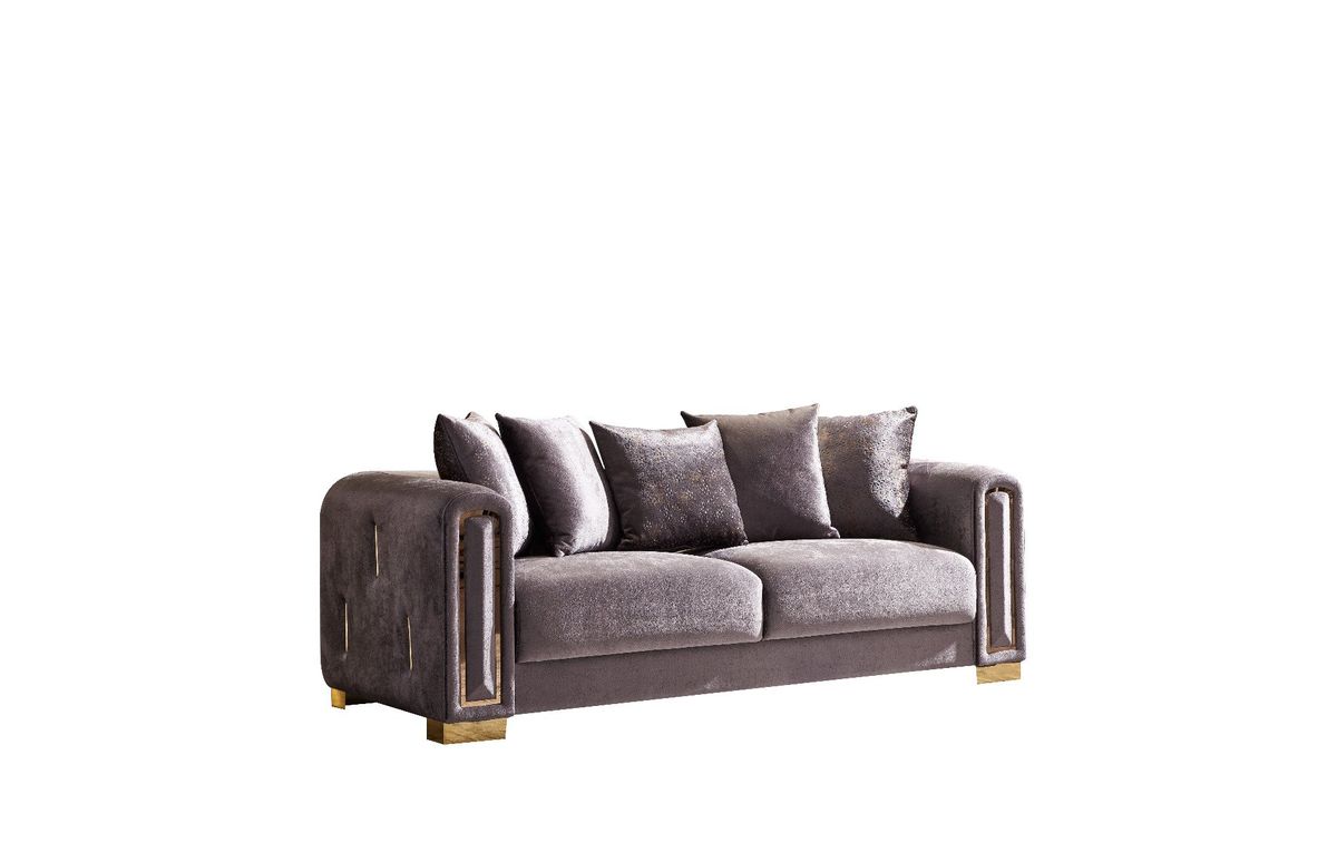 Galaxy Home Impreza Loveseat in Gray
