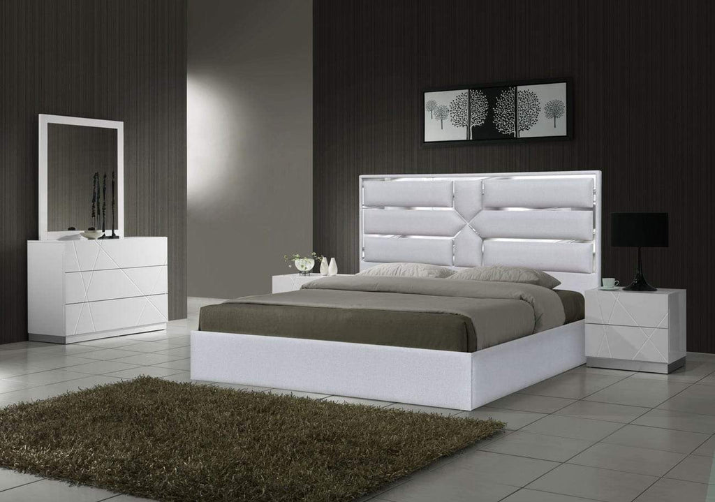 Da Vinci Bed in Silver Grey