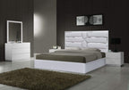 Da Vinci Bed in Silver Grey