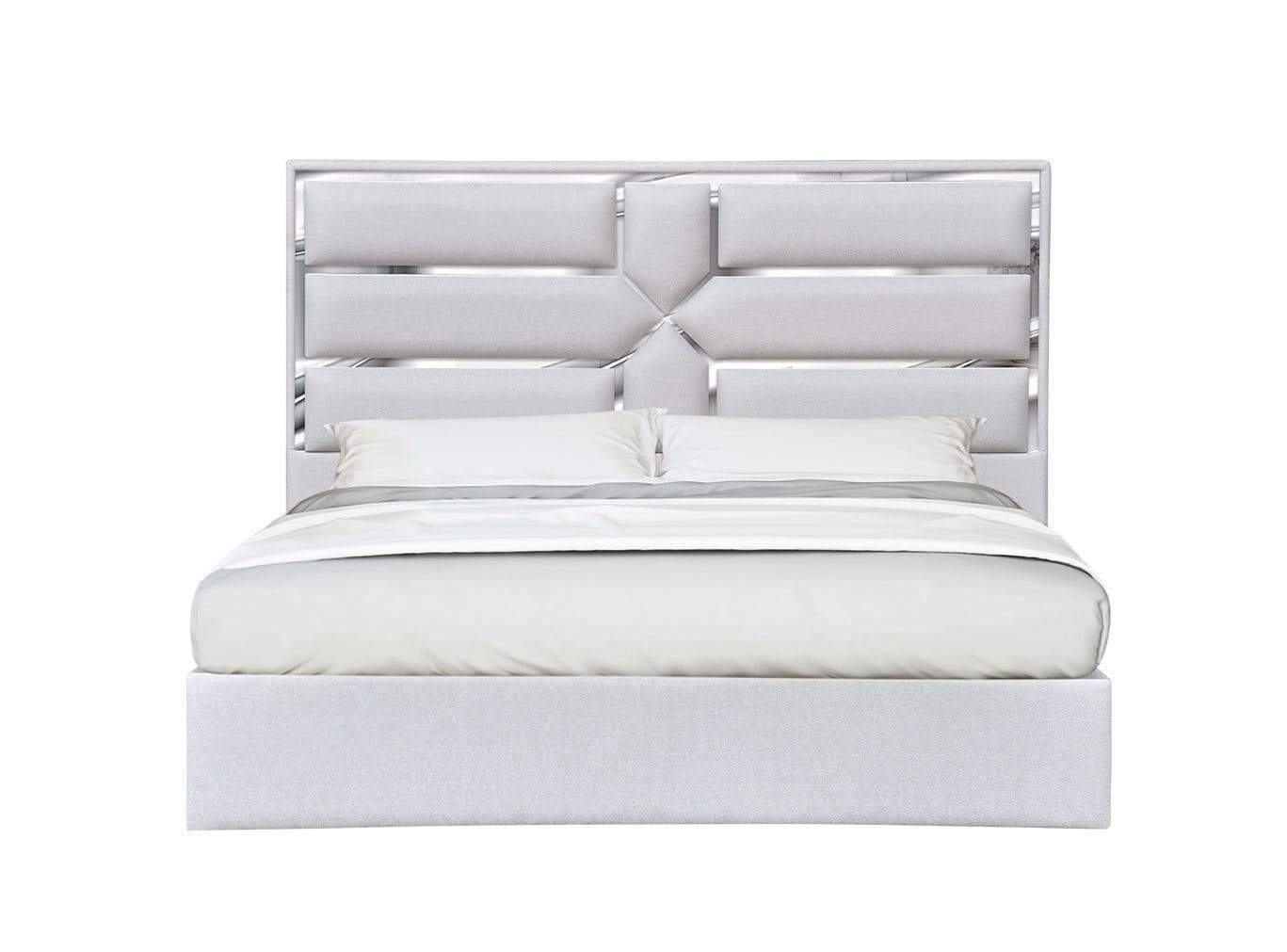 Da Vinci Bed in Silver Grey