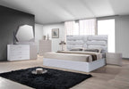 Da Vinci Bed in Silver Grey