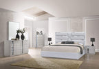 Da Vinci Bed in Silver Grey