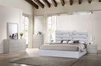 Da Vinci Bed in Silver Grey