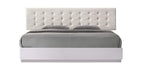 Milan Modern Bed in White | J&M Furniture