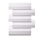 Milan Modern Bed in White | J&M Furniture