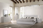 Naples Modern Bed in Grey | J&M Furniture