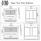 New York Modern Bed | J&M Furniture