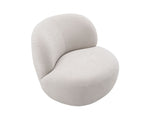 Cove Swivel Chair in Light Grey | J&M Furniture