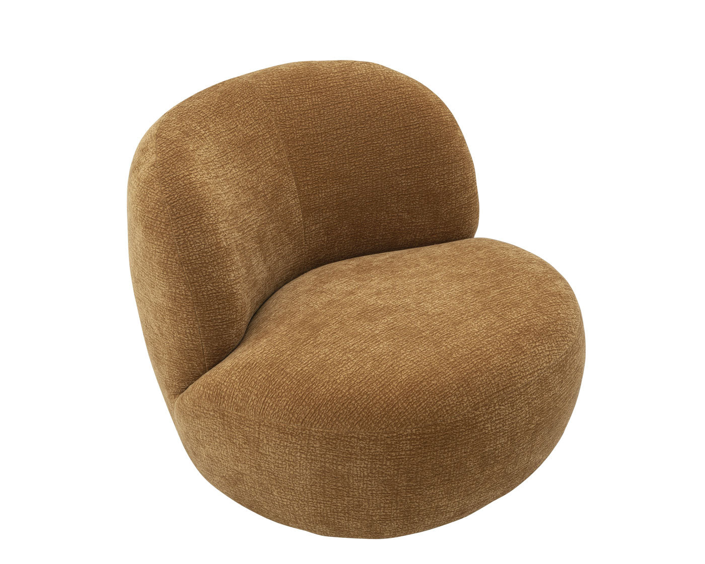 Cove Swivel Chair in Mustard | J&M Furniture