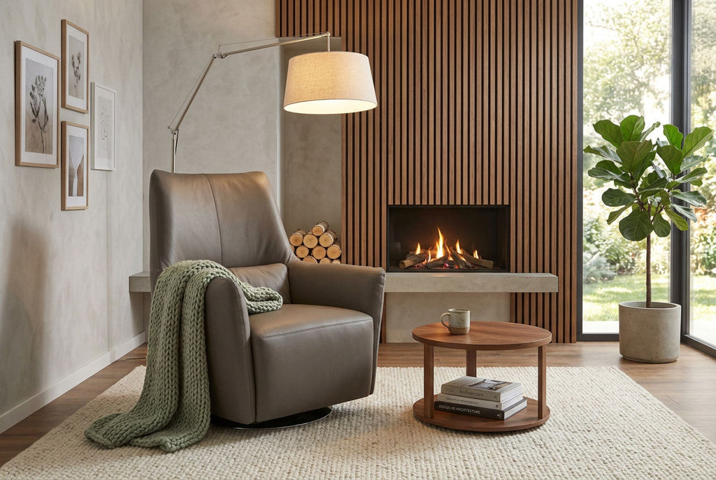 Haven Swivel Chair in Kokos | J&M Furniture