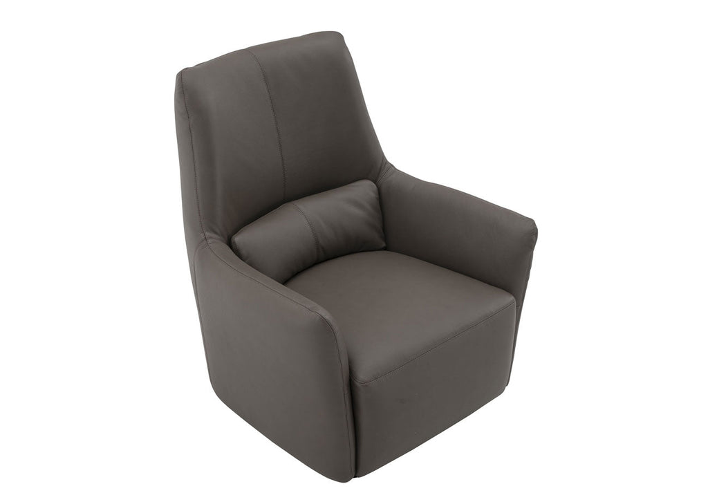 Haven Swivel Chair in Truffle | J&M Furniture