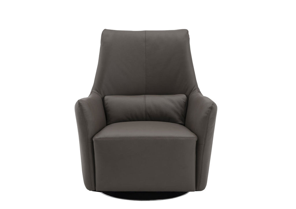 Haven Swivel Chair in Truffle | J&M Furniture