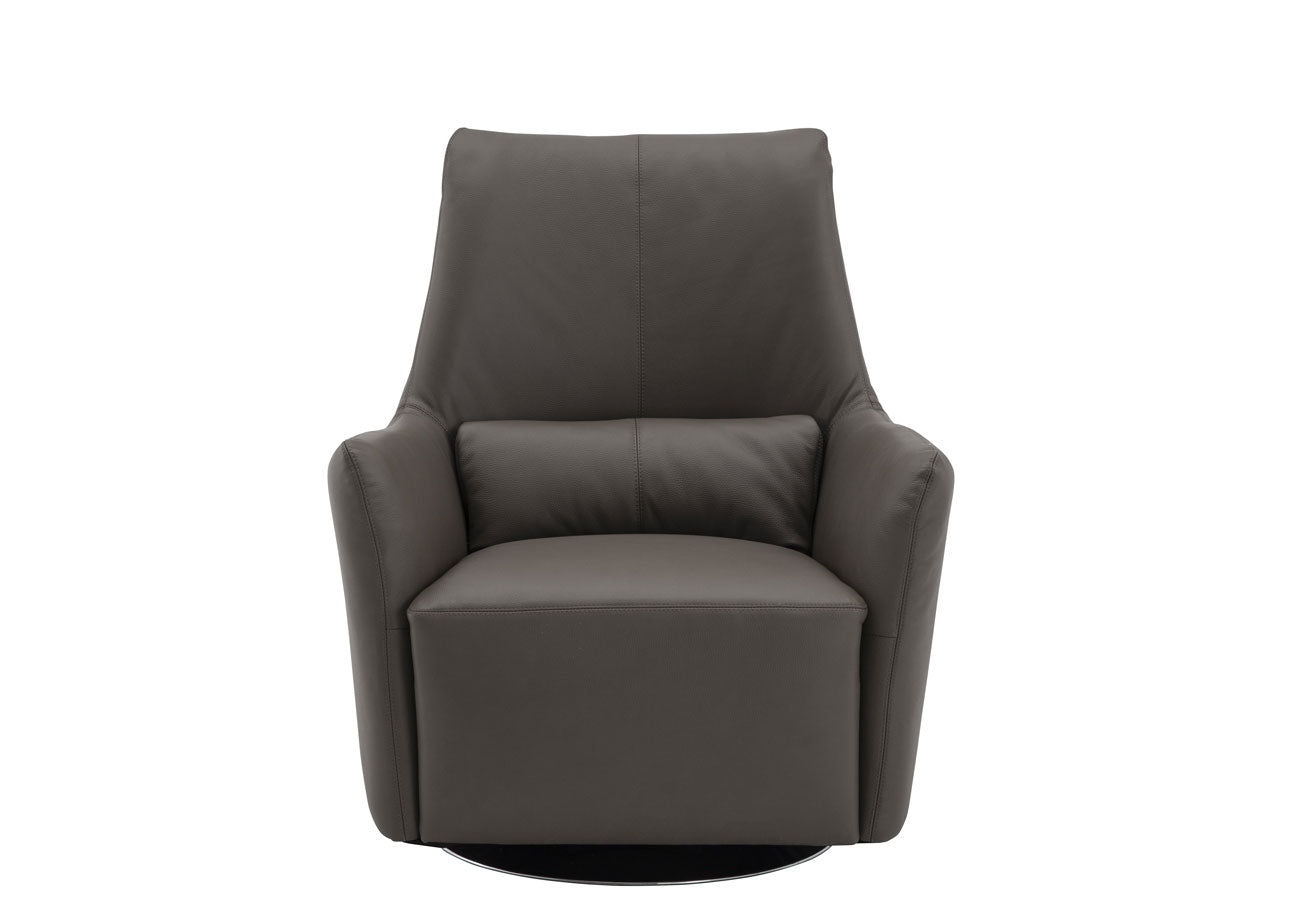 Haven Swivel Chair in Truffle | J&M Furniture