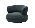 HF5512A Modern Fabric Armchair in Dark Green | J&M Furniture