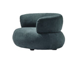 HF5512A Modern Fabric Armchair in Dark Green | J&M Furniture