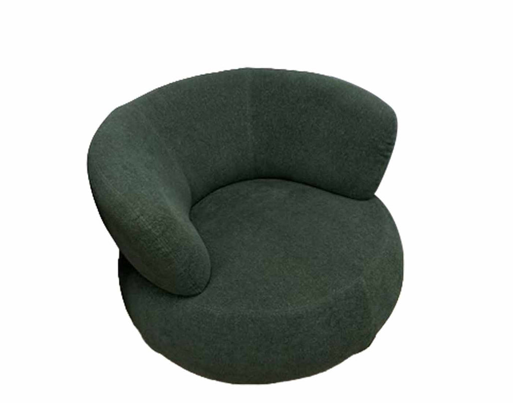 HF5512A Modern Fabric Armchair in Dark Green | J&M Furniture