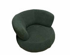 HF5512A Modern Fabric Armchair in Dark Green | J&M Furniture