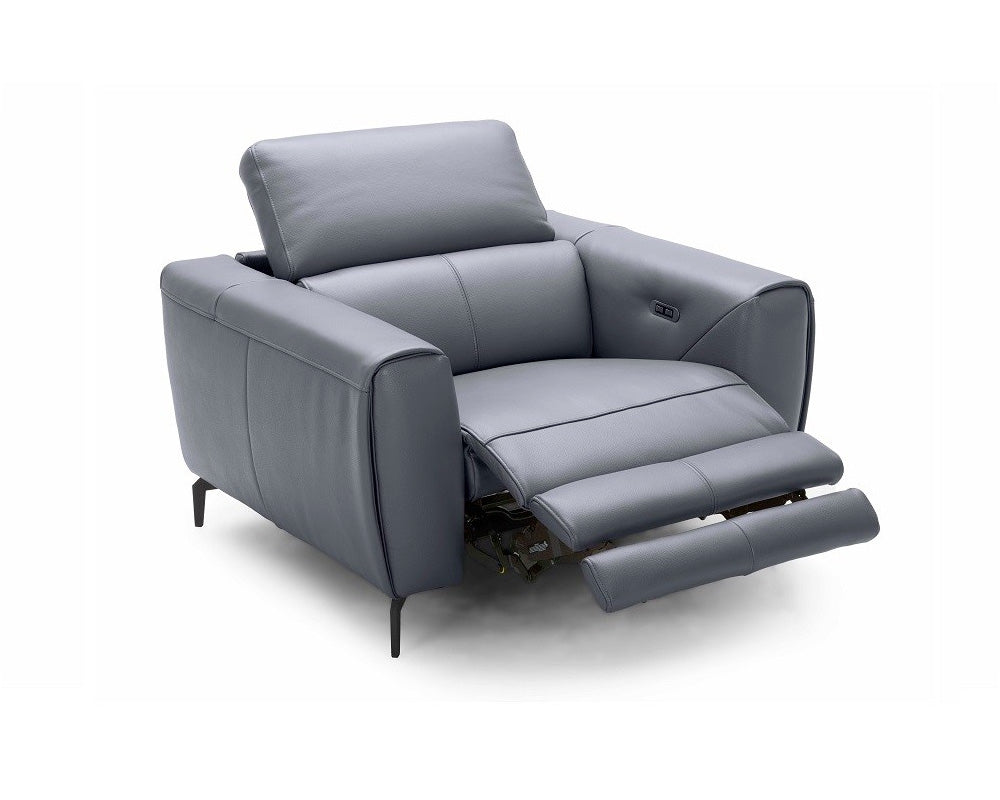 Lorenzo Motion Chair in Blue-Grey (K) | J&M Furniture