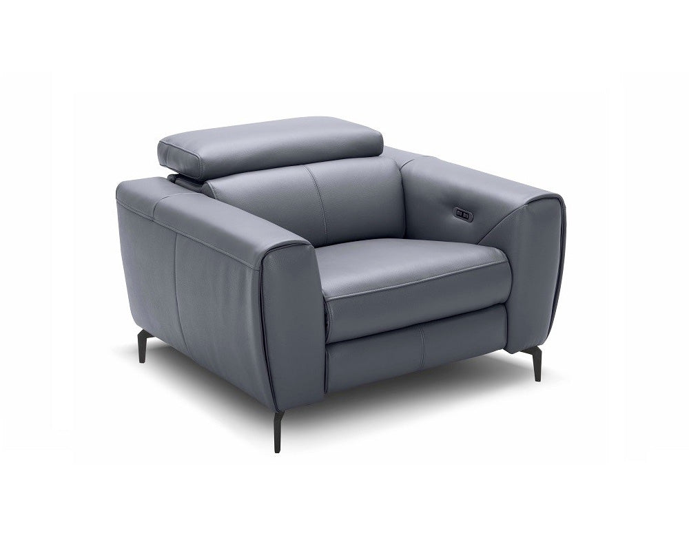 Lorenzo Motion Chair in Blue-Grey (K) | J&M Furniture