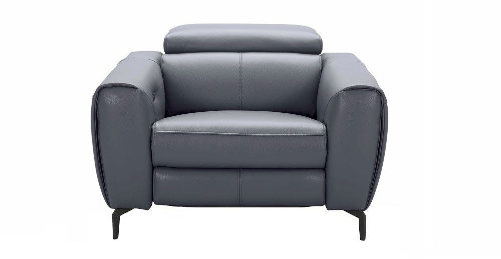Lorenzo Motion Chair in Blue-Grey (K) | J&M Furniture