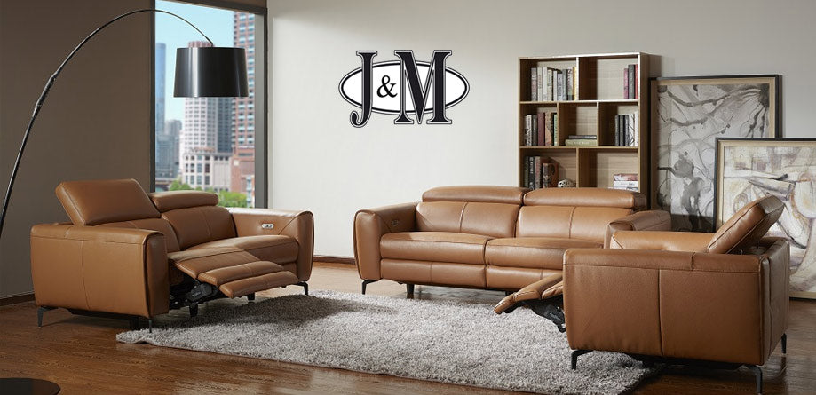 Lorenzo Power Chair in Caramel | J&M Furniture