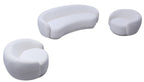 Lounge Fabric Chair in Off White | J&M Furniture