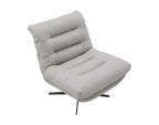 Nest Swivel Chair in Light Grey | J&M Furniture