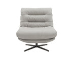 Nest Swivel Chair in Light Grey | J&M Furniture