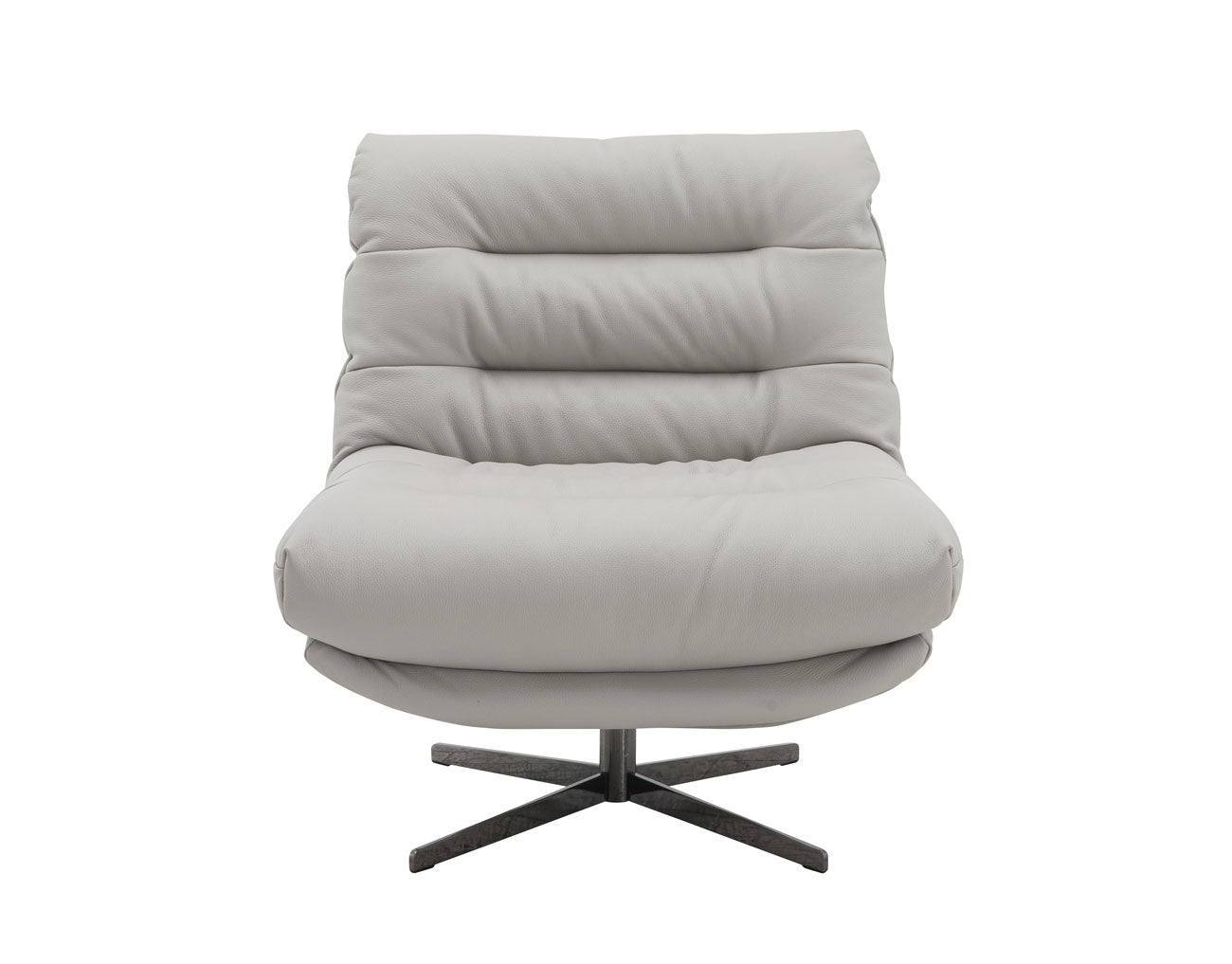 Nest Swivel Chair in Light Grey | J&M Furniture