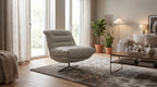 Nest Swivel Chair in Milk Tea | J&M Furniture