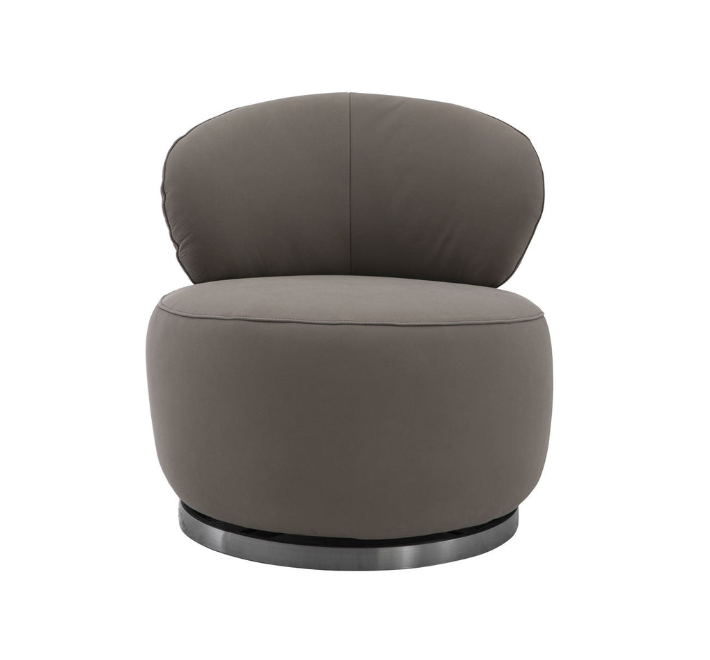 Nubo Swivel Chair in Brownie | J&M Furniture