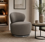 Nubo Swivel Chair in Brownie | J&M Furniture