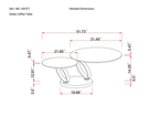 Dallas Modern Coffee Table | J&M Furniture