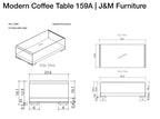 Modern Coffee Table 159A | J&M Furniture