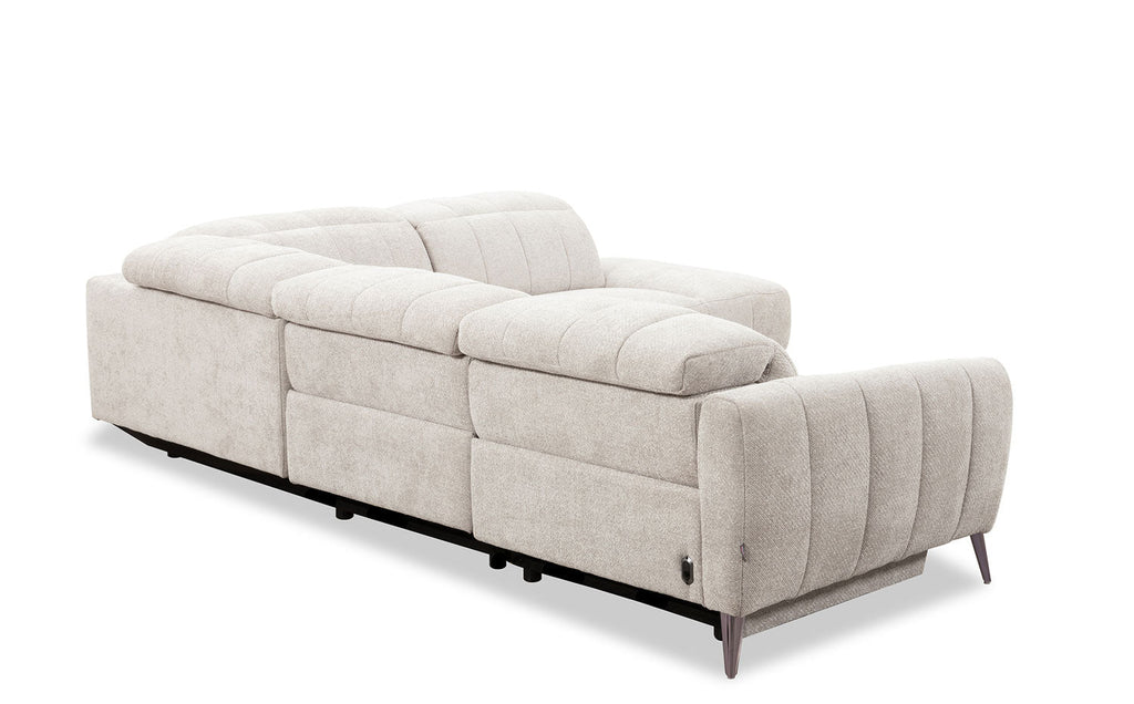 50738 Motion Fabric Sectional in Light Grey | J&M Furniture