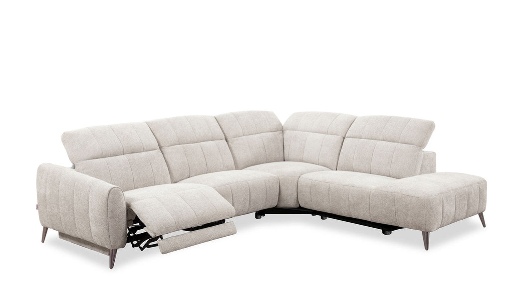 50738 Motion Fabric Sectional in Light Grey | J&M Furniture