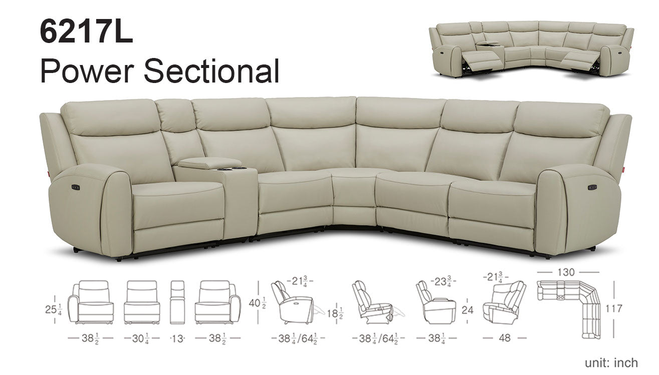 6217L Power Sectional | J&M Furniture