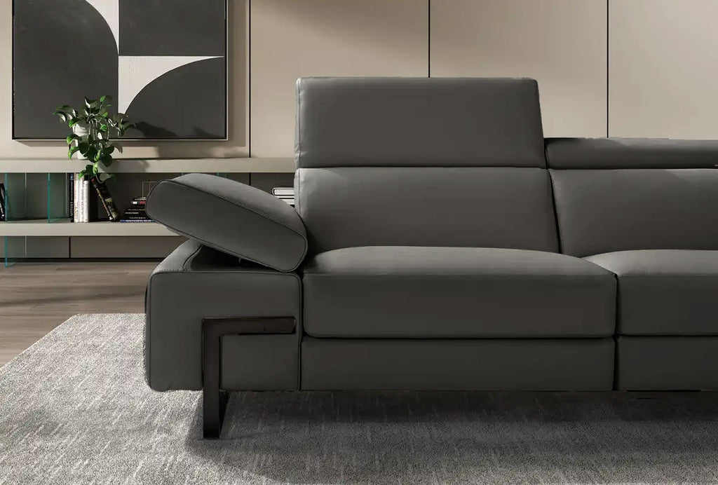 Brooklyn Sectional Sofa in Grey | J&M Furniture