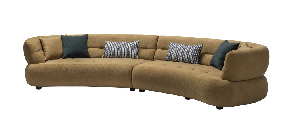 HF5509 Modern Fabric Sofa in Gold | J&M Furniture